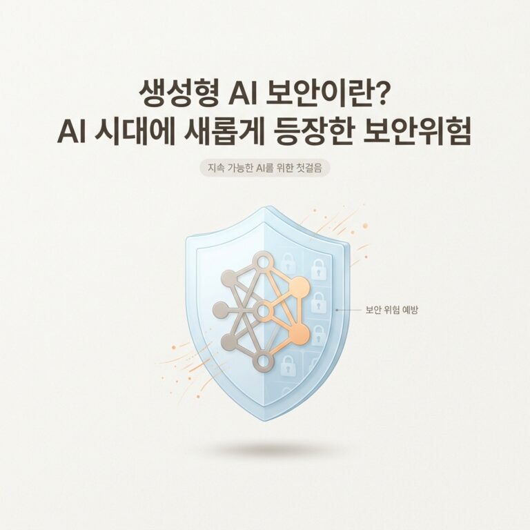 ai thumbnail minimal 생성형 AI 보안이란 AI 시대에 새롭게 등장한 보안위험 1787721767